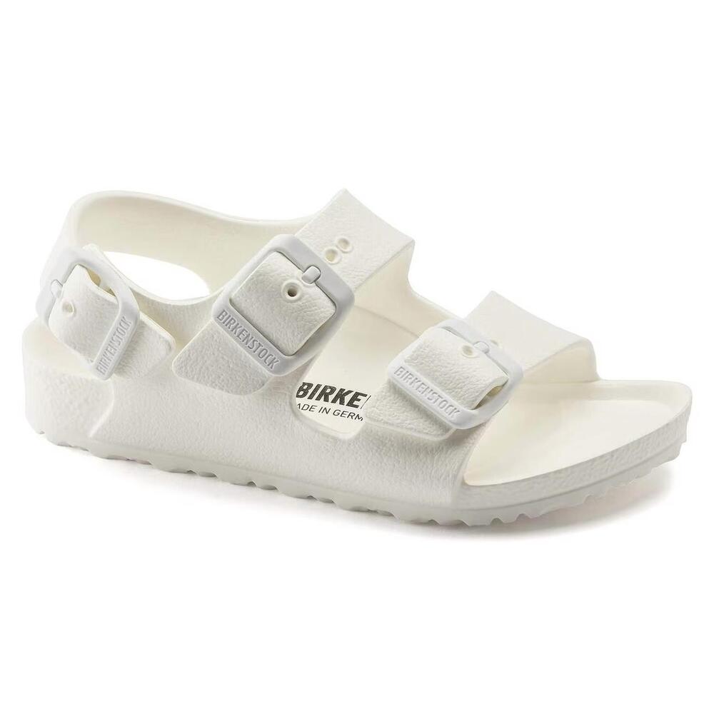 NEW BIRKENSTOCK kid's milana eva sandal in white